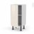 Meuble De Cuisine Bas Keria Ivoire 1 Porte L40 X H70 X P37 Cm