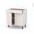 Meuble De Cuisine Bas Keria Ivoire 2 Portes 1 Tiroir L80 X H70 X P58 Cm