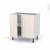 Meuble De Cuisine Bas Keria Ivoire 2 Portes L80 X H70 X P58 Cm