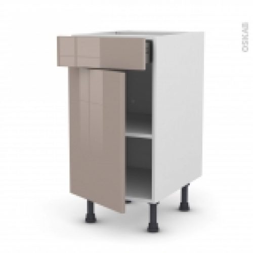 Meuble De Cuisine Bas Keria Moka 1 Porte 1 Tiroir L40 X H70 X P58 Cm