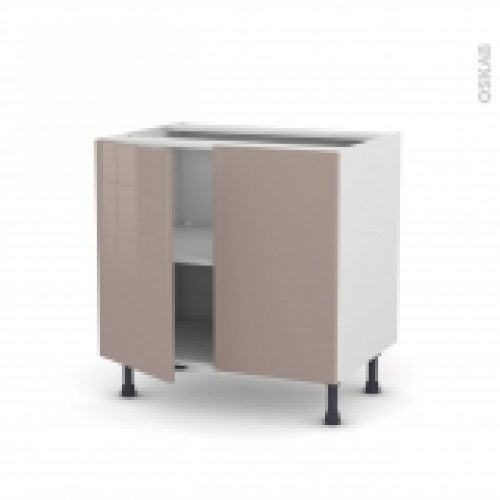 Meuble De Cuisine Bas Keria Moka 2 Portes L80 X H70 X P58 Cm