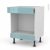 Meuble De Cuisine Bas Mo Encastrable Niche 45 Keria Bleu 1 Tiroir Haut L60 X H70 X P58 Cm