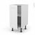 Meuble De Cuisine Bas Static Blanc 1 Porte L40 X H70 X P58 Cm