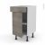 Meuble De Cuisine Bas Stilo Noyer Naturel 1 Porte 1 Tiroir L40 X H70 X P58 Cm