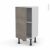 Meuble De Cuisine Bas Stilo Noyer Naturel 1 Porte L40 X H70 X P37 Cm