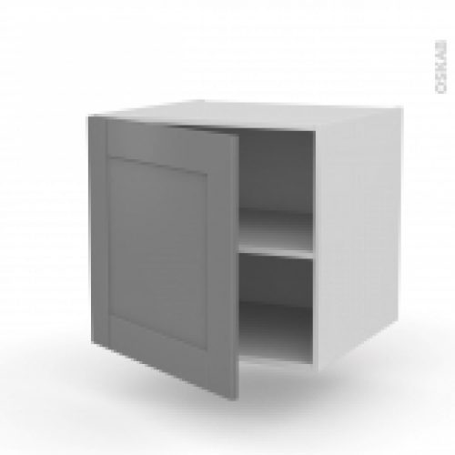 Meuble De Cuisine Bas Suspendu Filipen Gris 1 Porte L60 X H57 X P58 Cm
