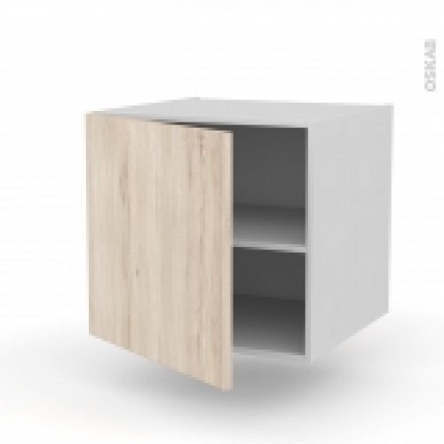 Meuble De Cuisine Bas Suspendu Ikoro Chene Clair 1 Porte L60 X H57 X P58 Cm