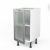 Meuble De Cuisine Bas Vitre Facade Alu 1 Porte L40 X H70 X P58 Sokleo