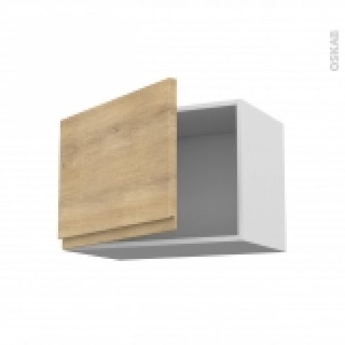 Meuble De Cuisine Haut Ouvrant Ipoma Chene Naturel 1 Porte L60 X H41 X P37 Cm