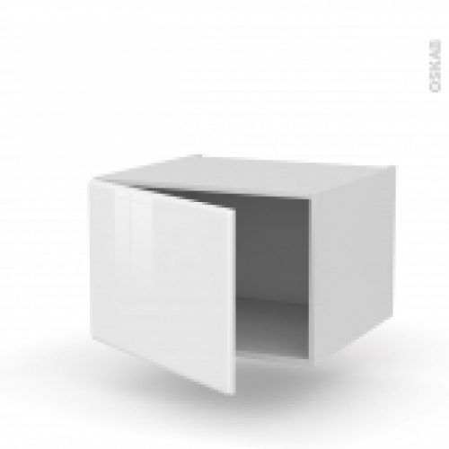 Meuble De Cuisine Haut Ouvrant Iris Blanc 1 Porte L60 X H41 X P58 Cm