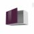 Meuble De Cuisine Haut Ouvrant Keria Aubergine 1 Porte L60 X H41 X P37 Cm