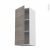 Meuble De Cuisine Haut Ouvrant Stilo Noyer Naturel 1 Porte L40 X H92 X P37 Cm