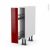 Meuble De Cuisine Range Epice Epoxy Ivia Rouge 1 Porte L15 X H70 X P58 Cm