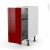 Meuble De Cuisine Range Epice Epoxy Ivia Rouge 1 Porte L30 X H70 X P58 Cm