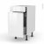 Meuble De Cuisine Range Epice Ipoma Blanc Brillant 3 Tiroirs L40 X H70 X P58 Cm