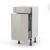 Meuble De Cuisine Range Epice Ivia Gris 3 Tiroirs L40 X H70 X P37 Cm