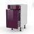 Meuble De Cuisine Range Epice Keria Aubergine 3 Tiroirs L40 X H70 X P58 Cm