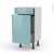 Meuble De Cuisine Range Epice Keria Bleu 3 Tiroirs L40 X H70 X P37 Cm