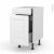 Meuble De Cuisine Range Epice Static Blanc 3 Tiroirs L40 X H70 X P58 Cm