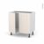 Meuble De Cuisine Sous Evier Filipen Ivoire 2 Portes L80 X H70 X P58 Cm