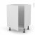 Meuble De Cuisine Sous Evier Ginko Blanc 1 Porte L60 X H70 X P58 Cm