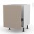 Meuble De Cuisine Sous Evier Ginko Taupe 1 Porte Coulissante L60 X H70 X P58 Cm