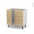 Meuble De Cuisine Sous Evier Hosta Chene Naturel 2 Portes L80 X H70 X P58 Cm