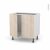 Meuble De Cuisine Sous Evier Ikoro Chene Clair 2 Portes L80 X H70 X P58 Cm