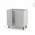 Meuble De Cuisine Sous Evier Ivia Gris 2 Portes L80 X H70 X P58 Cm