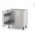 Meuble De Cuisine Sous Evier Ivia Gris 2 Portes Lessiviel L80 X H70 X P58 Cm