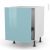 Meuble De Cuisine Sous Evier Keria Bleu 1 Porte Coulissante L60 X H70 X P58 Cm