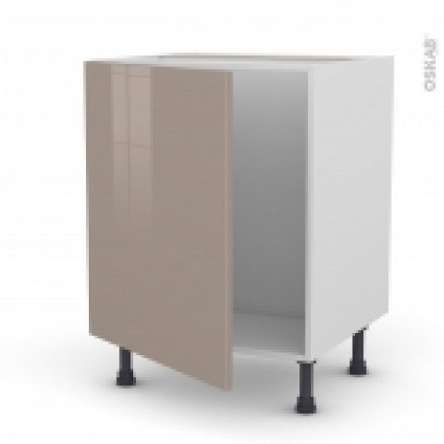 Meuble De Cuisine Sous Evier Keria Moka 1 Porte L60 X H70 X P58 Cm