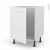 Meuble De Cuisine Sous Evier Static Blanc 1 Porte L60 X H70 X P58 Cm