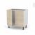 Meuble De Cuisine Sous Evier Stilo Noyer Blanchi 2 Portes L80 X H70 X P58 Cm