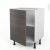 Meuble De Cuisine Sous Evier Stilo Noyer Naturel 1 Porte L60 X H70 X P58 Cm