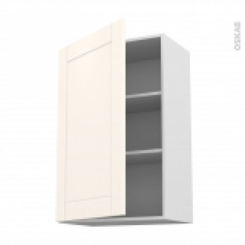 Meuble De Cuisine Sur Hotte Pour Hotte Encastrable Haut Ouvrant Filipen Ivoire 1 Porte L60 X H92 X P37 Cm