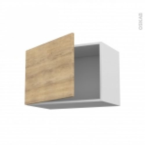 Meuble De Cuisine Sur Hotte Pour Hotte Encastrable Haut Ouvrant Hosta Chne Naturel 1 Porte L60 X H41 X P37 Cm