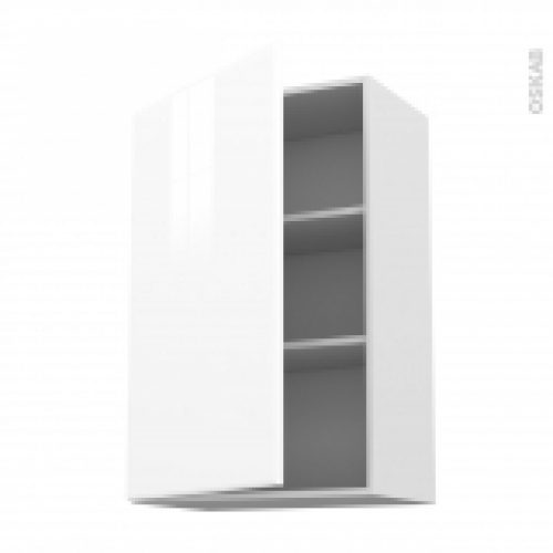Meuble De Cuisine Sur Hotte Pour Hotte Encastrable Haut Ouvrant Iris Blanc 1 Porte L60 X H92 X P37 Cm