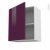 Meuble De Cuisine Sur Hotte Pour Hotte Encastrable Haut Ouvrant Keria Aubergine 1 Porte L60 X H70 X P37 Cm