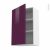 Meuble De Cuisine Sur Hotte Pour Hotte Encastrable Haut Ouvrant Keria Aubergine 1 Porte L60 X H92 X P37 Cm