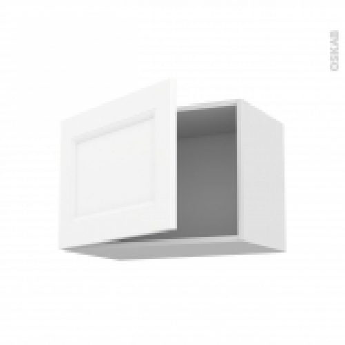 Meuble De Cuisine Sur Hotte Pour Hotte Encastrable Haut Ouvrant Static Blanc 1 Porte L60 X H41 X P37 Cm