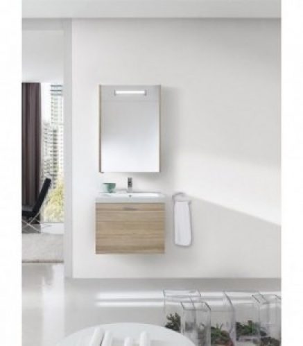 Meuble de salle de bain EKRY Serie MBK Meleze brun clair