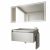 Meuble de salle de bain et miroir SPIRIT 600 Blanc brillant – Salgar