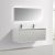 Meuble de salle de bain Freya 1500 en blanc brillant avec éclairage LED