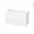 Meuble De Salle De Bains Plan Vasque Naja Static Blanc 2 Tiroirs Cotes Decors L1005 X H585 X P505 Cm