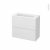 Meuble De Salle De Bains Plan Vasque Rezo Ginko Blanc 2 Tiroirs Cotes Decors L805 X H715 X P405 Cm