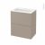 Meuble De Salle De Bains Plan Vasque Rezo Ginko Taupe 2 Tiroirs Cotes Decors L605 X H715 X P405 Cm