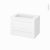 Meuble De Salle De Bains Plan Vasque Rezo Static Blanc 2 Tiroirs Cotes Decors L805 X H585 X P505 Cm