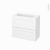 Meuble De Salle De Bains Plan Vasque Rezo Static Blanc 2 Tiroirs Cotes Decors L805 X H715 X P405 Cm