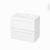 Meuble De Salle De Bains Plan Vasque Vala Static Blanc 2 Tiroirs Cotes Decors L805 X H712 X P505 Cm